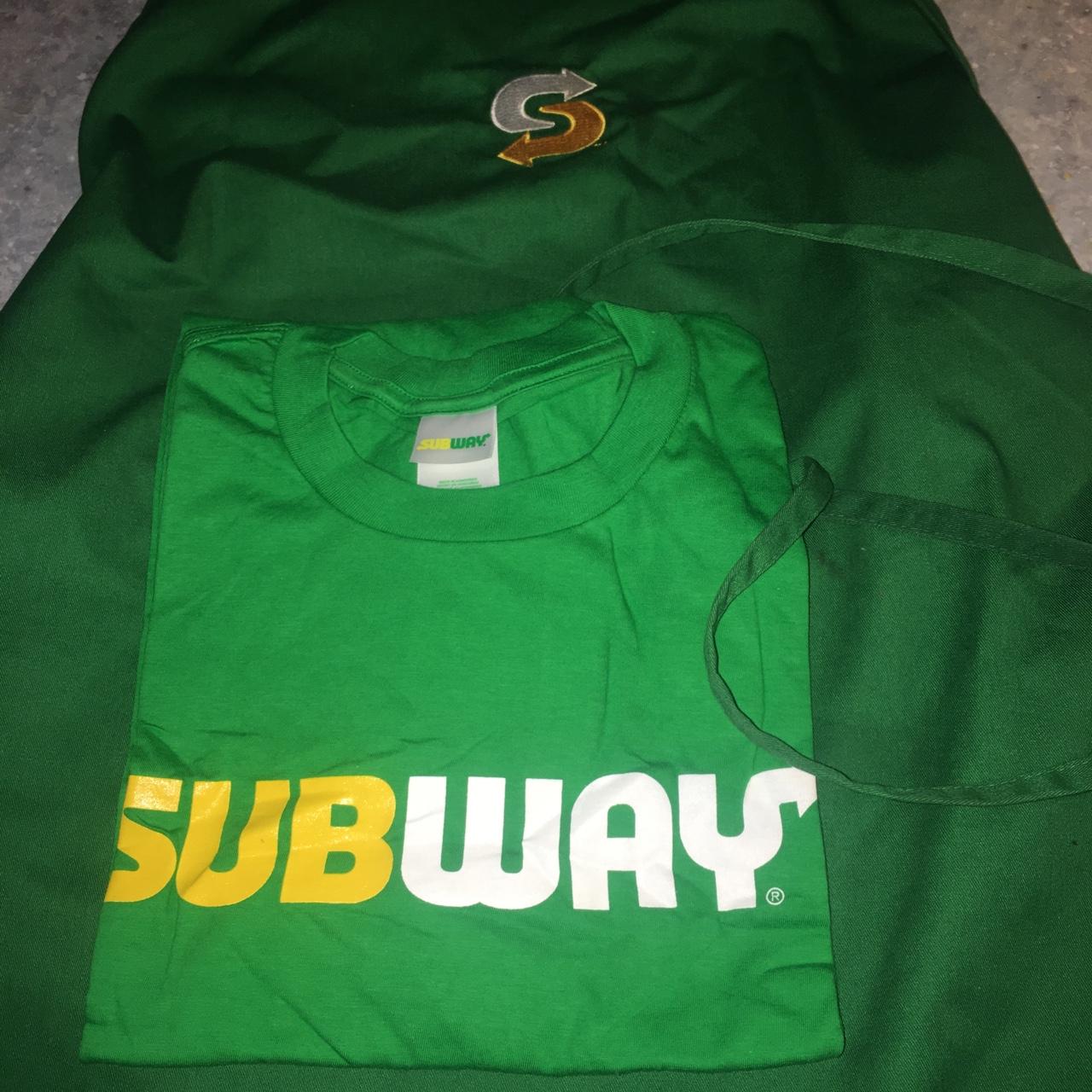 Subway apron with a medium subway shirt!🥪 had to pay - Depop