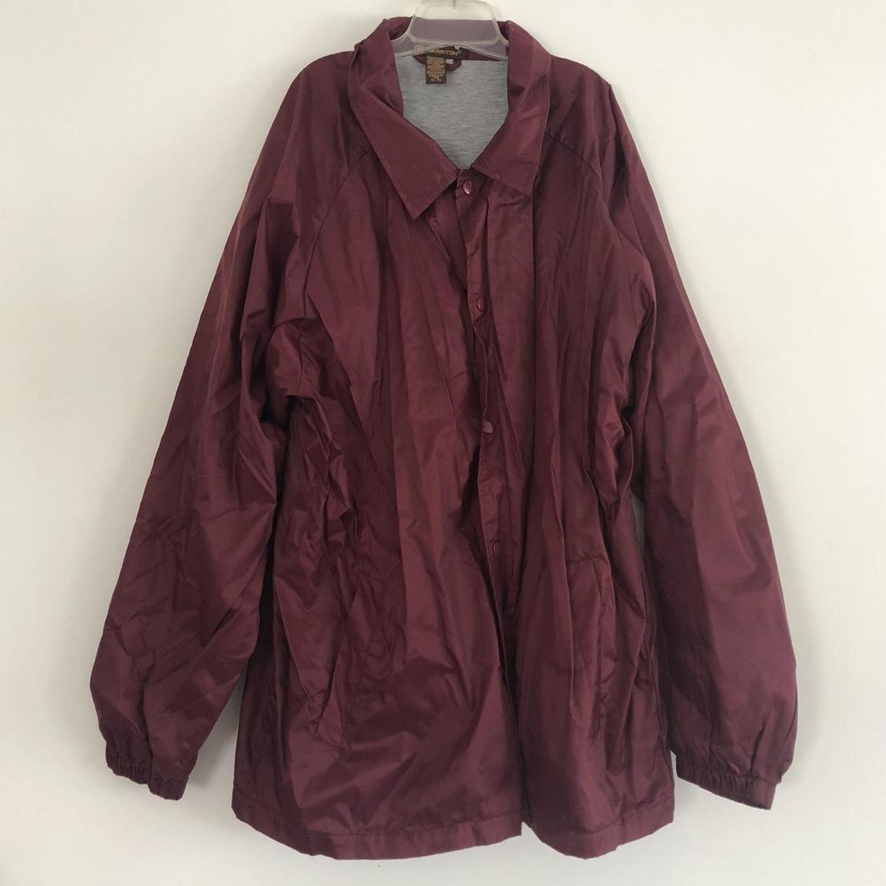 art school definition maroon rain coat /… - Depop