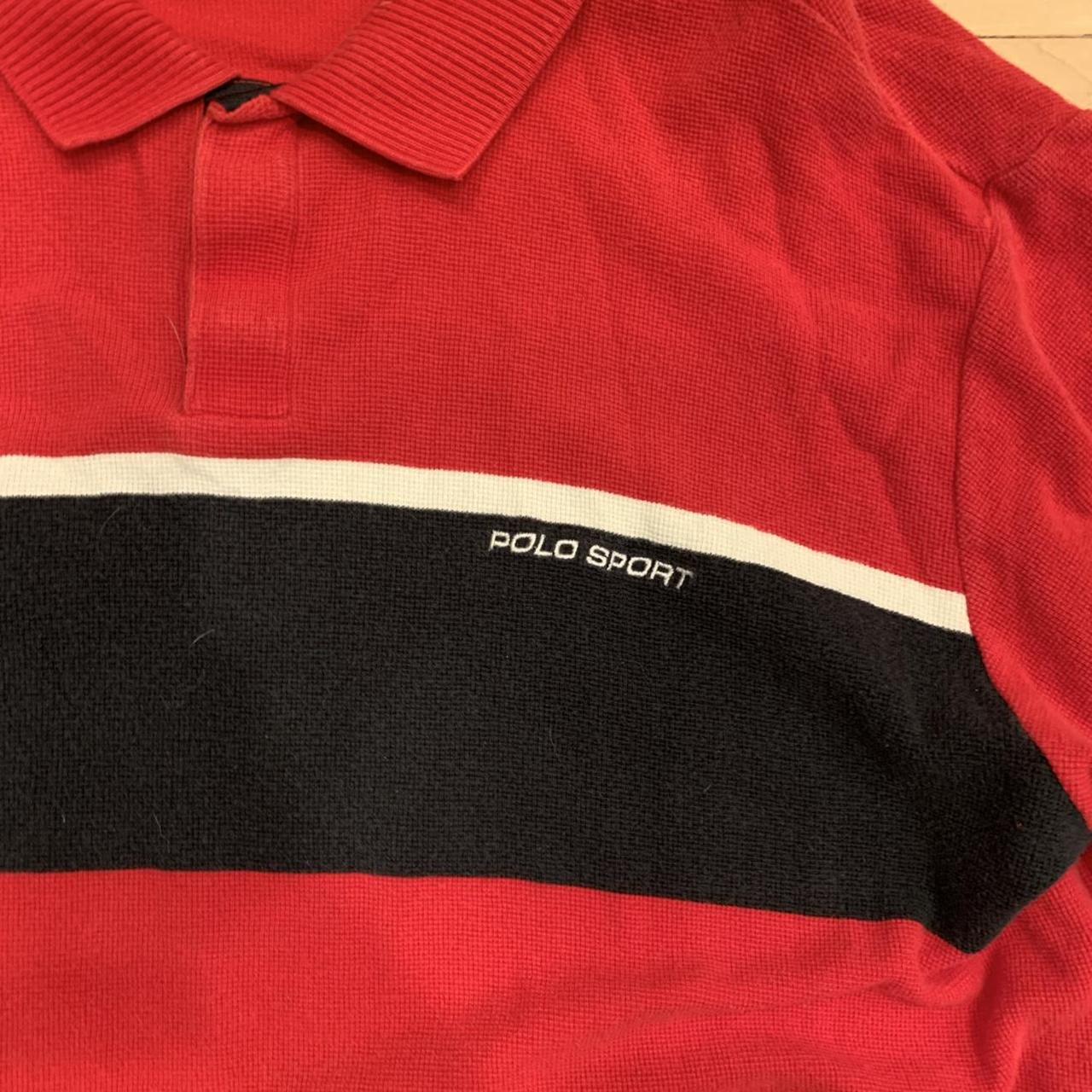 Polo Sport Men's Red Poloshirts Depop