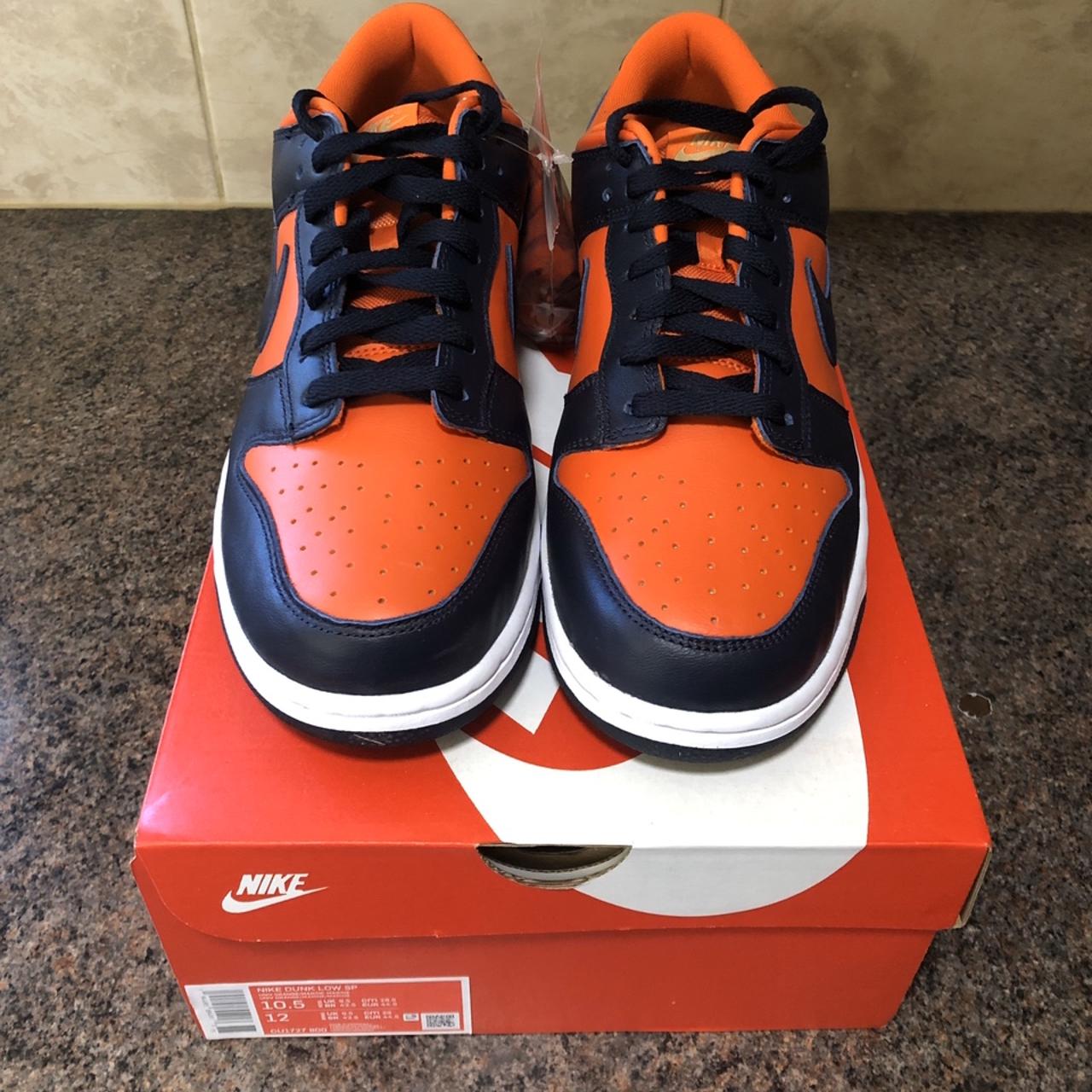nike dunk low champs colors