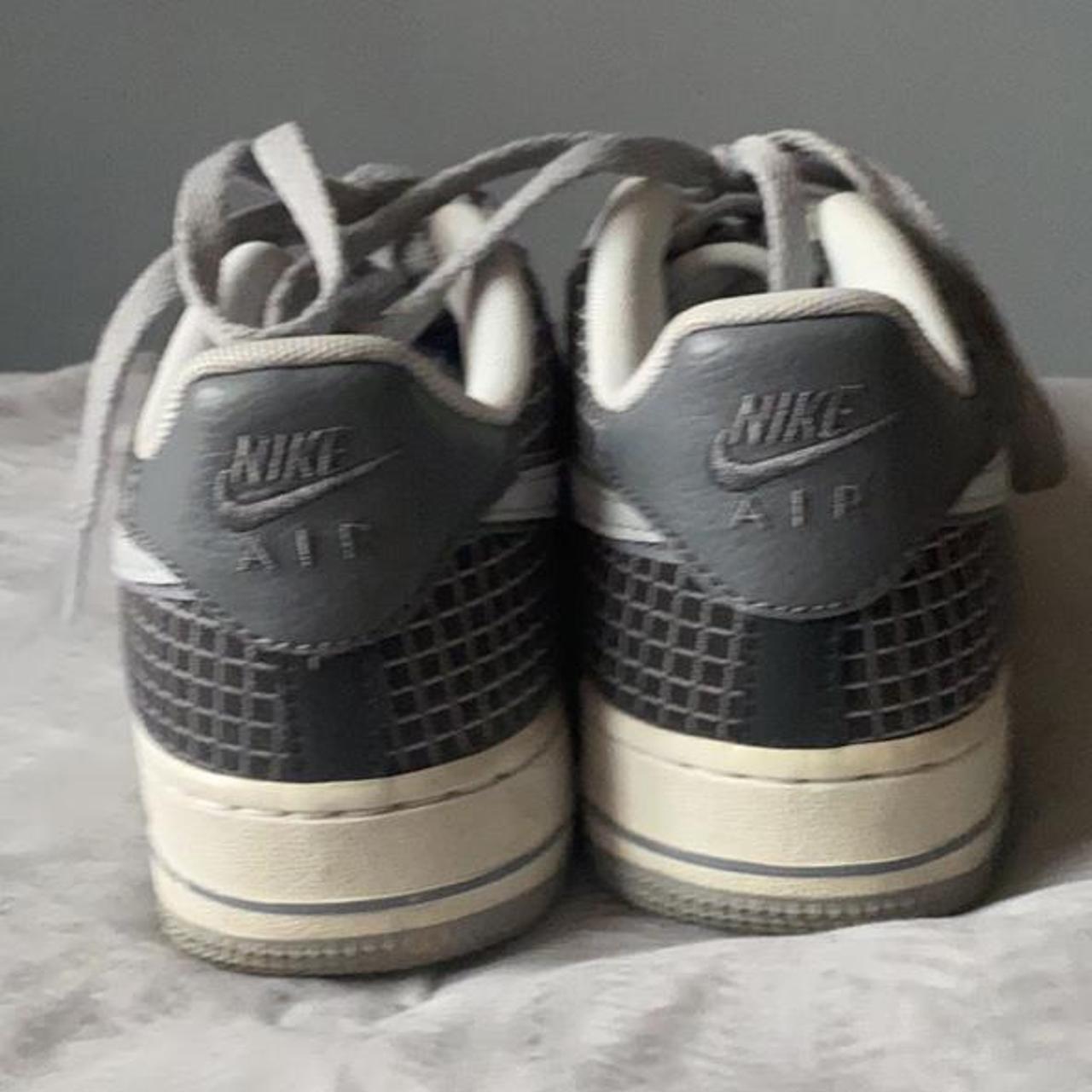 Nike airforces grey in a size 5 Still in good... - Depop