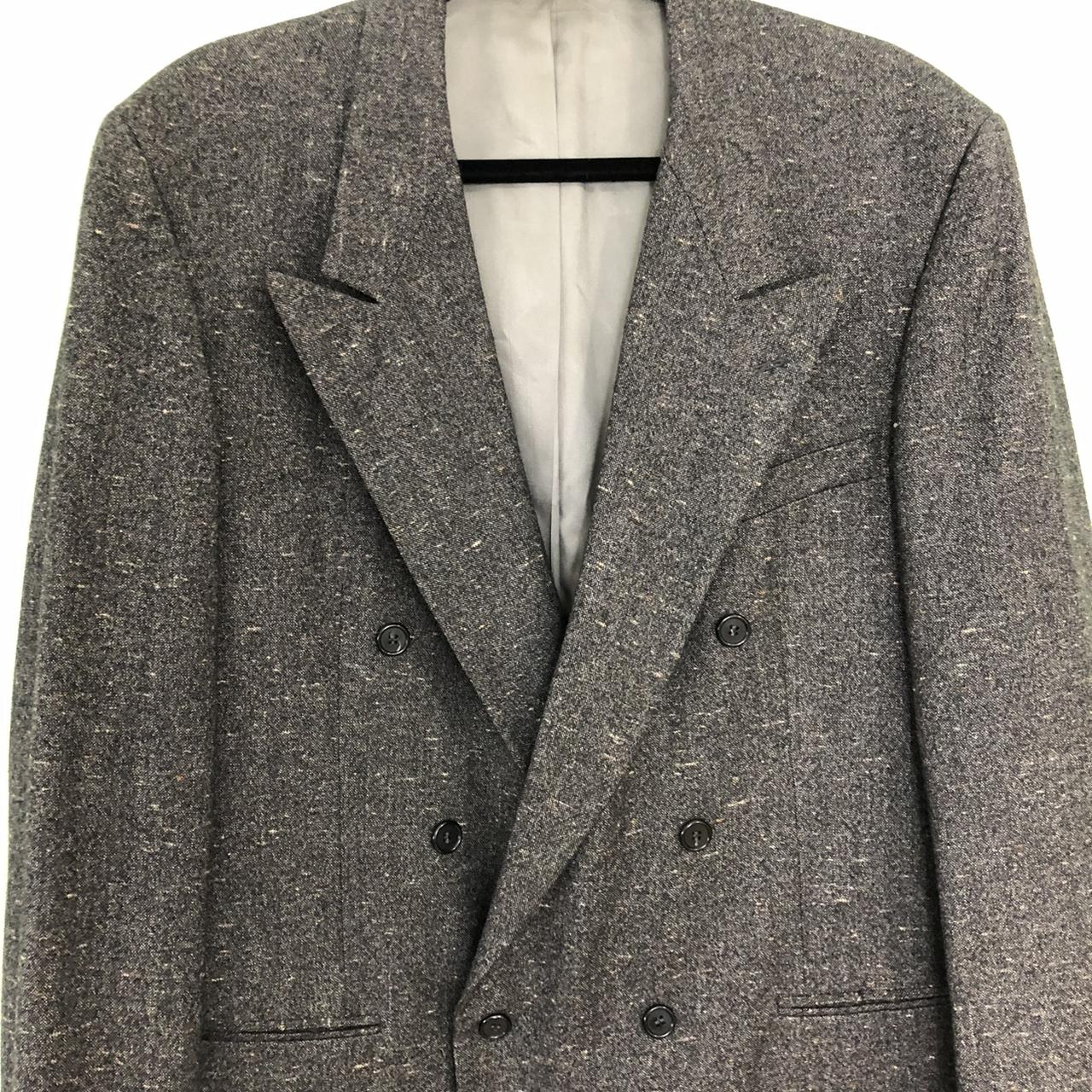 Givenchy Men's Grey and Tan Tailored-jackets | Depop