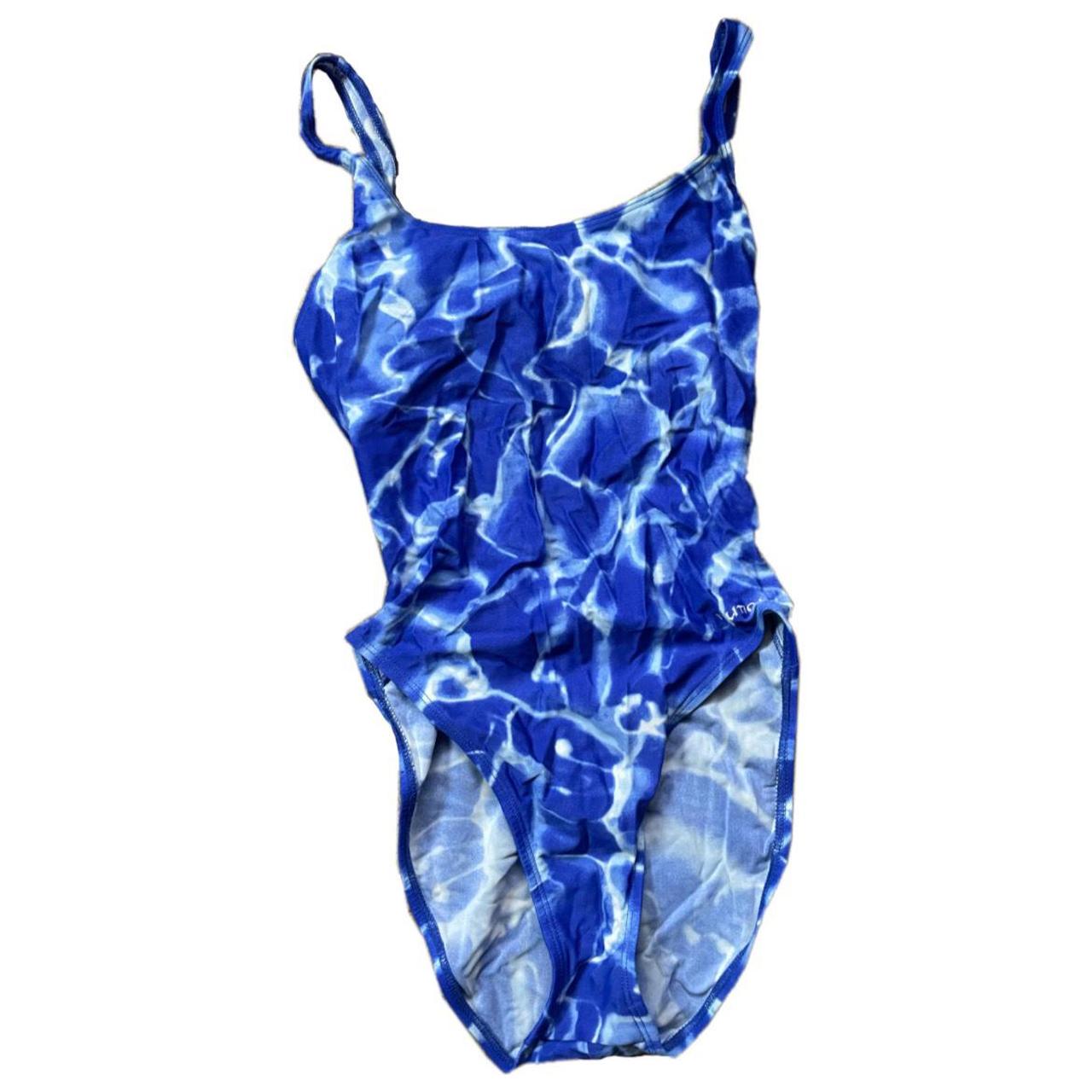 Nautica one piece swimsuit. Has an all over ocean... Depop