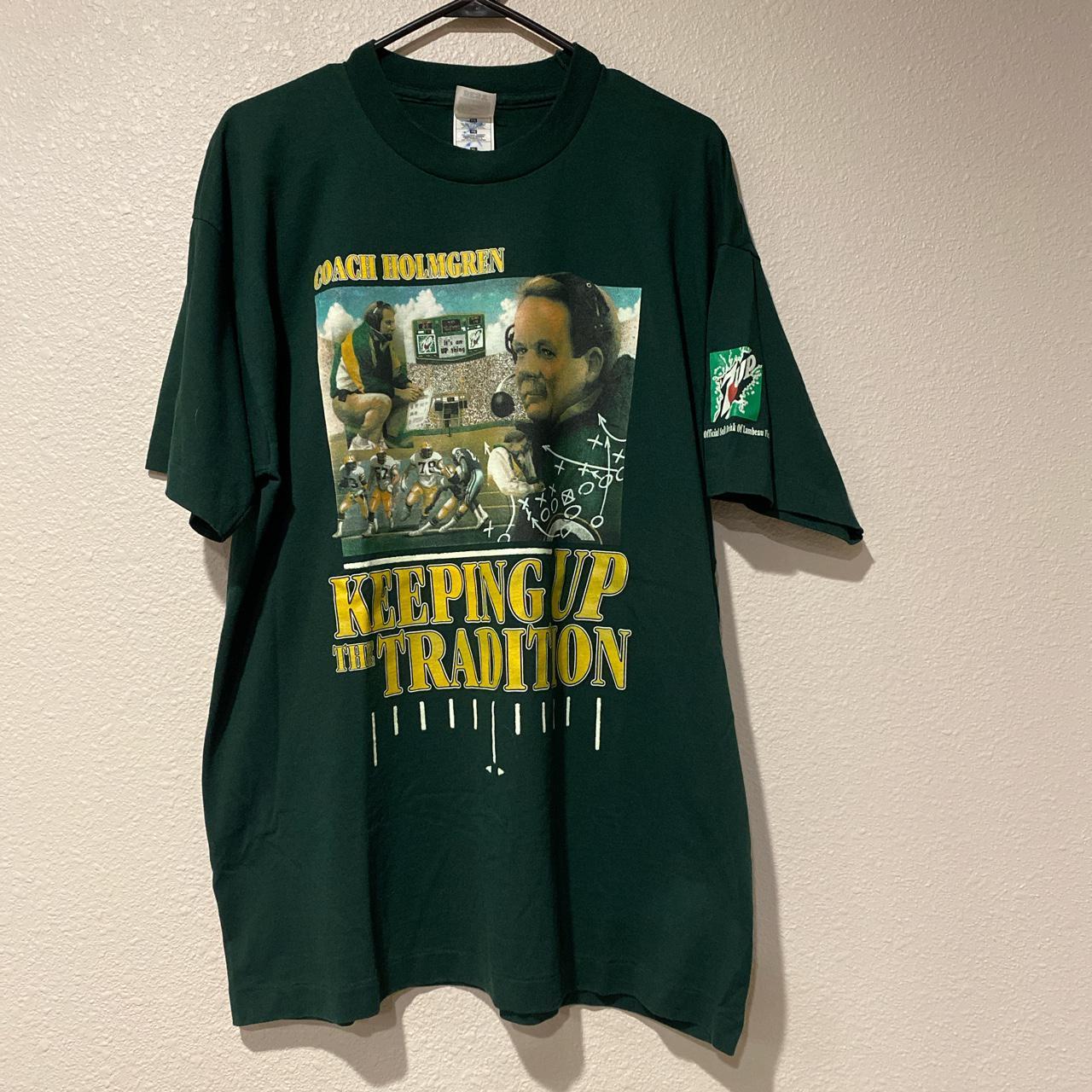 Vintage 90s Green Bay Packers T-Shirt Coach Mike - Depop