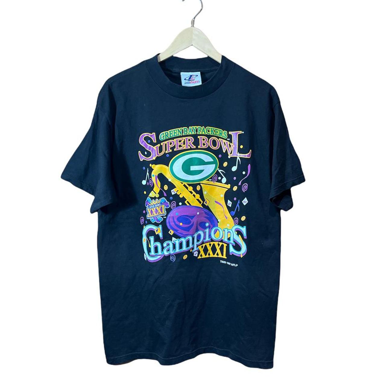 NEW! Green Bay Packers Champions Super Bowl XXXI T-Shirt Size Medium