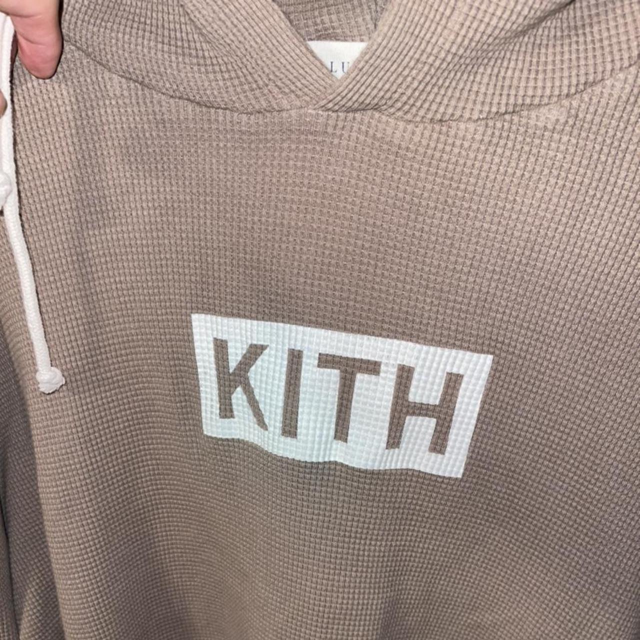 tan kith hoodie