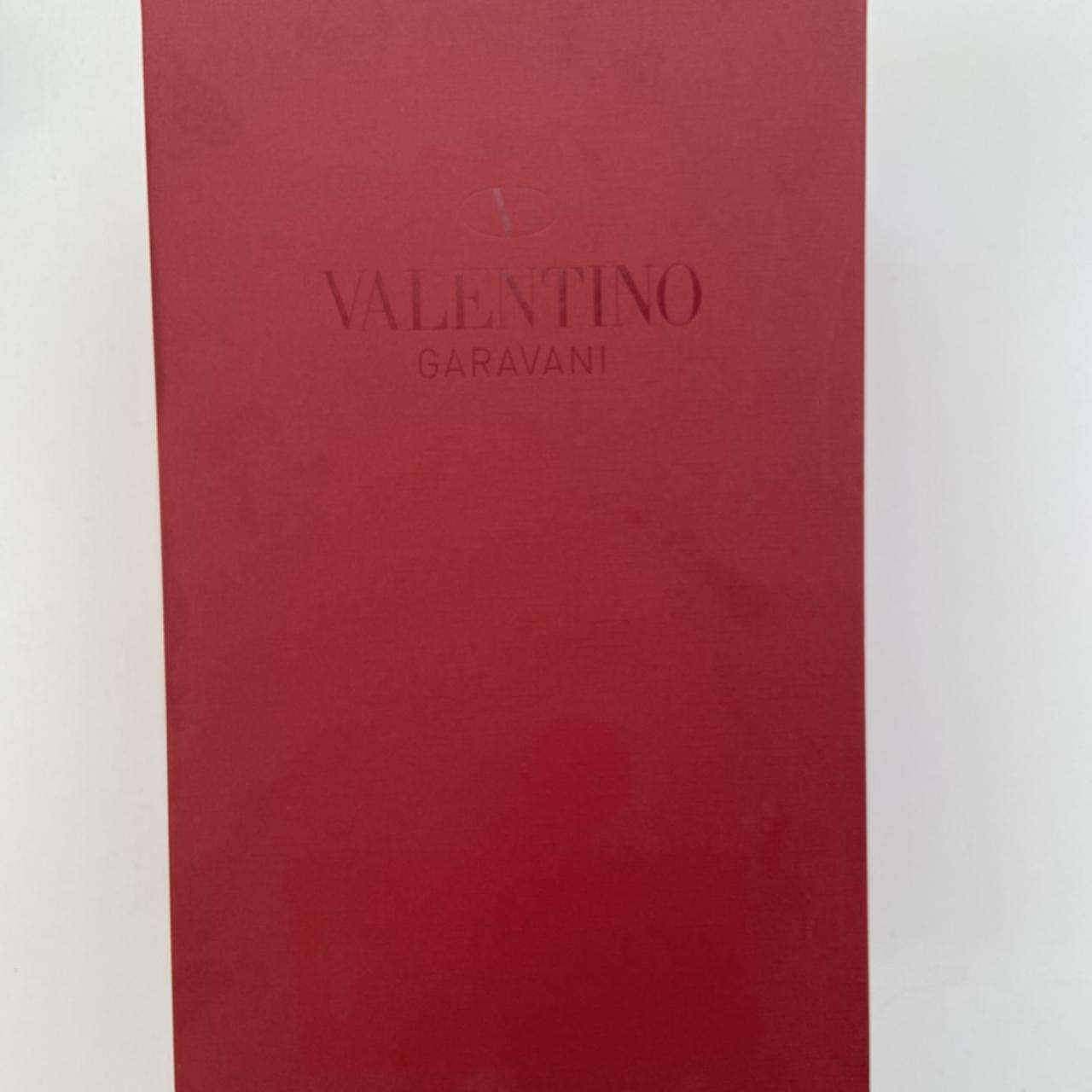 bag instruktør Fedt Valentino shoe box - label describing 37.5 rockstud... - Depop