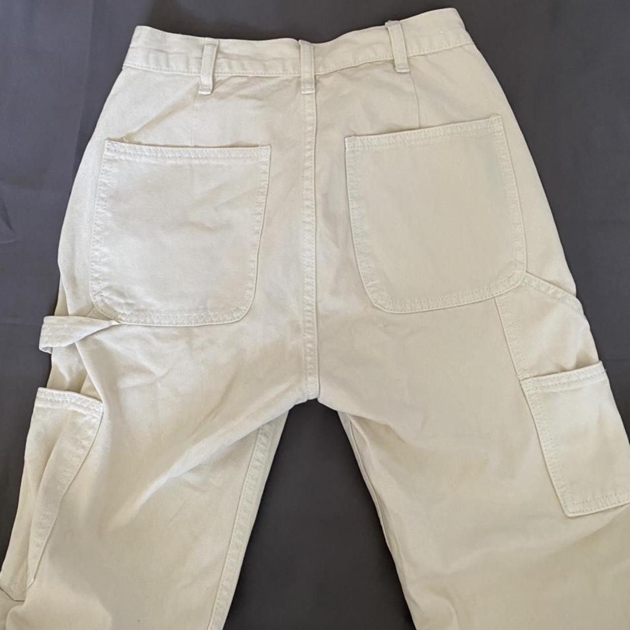 Brandy Melville Offwhite/Cream Cargo... Depop