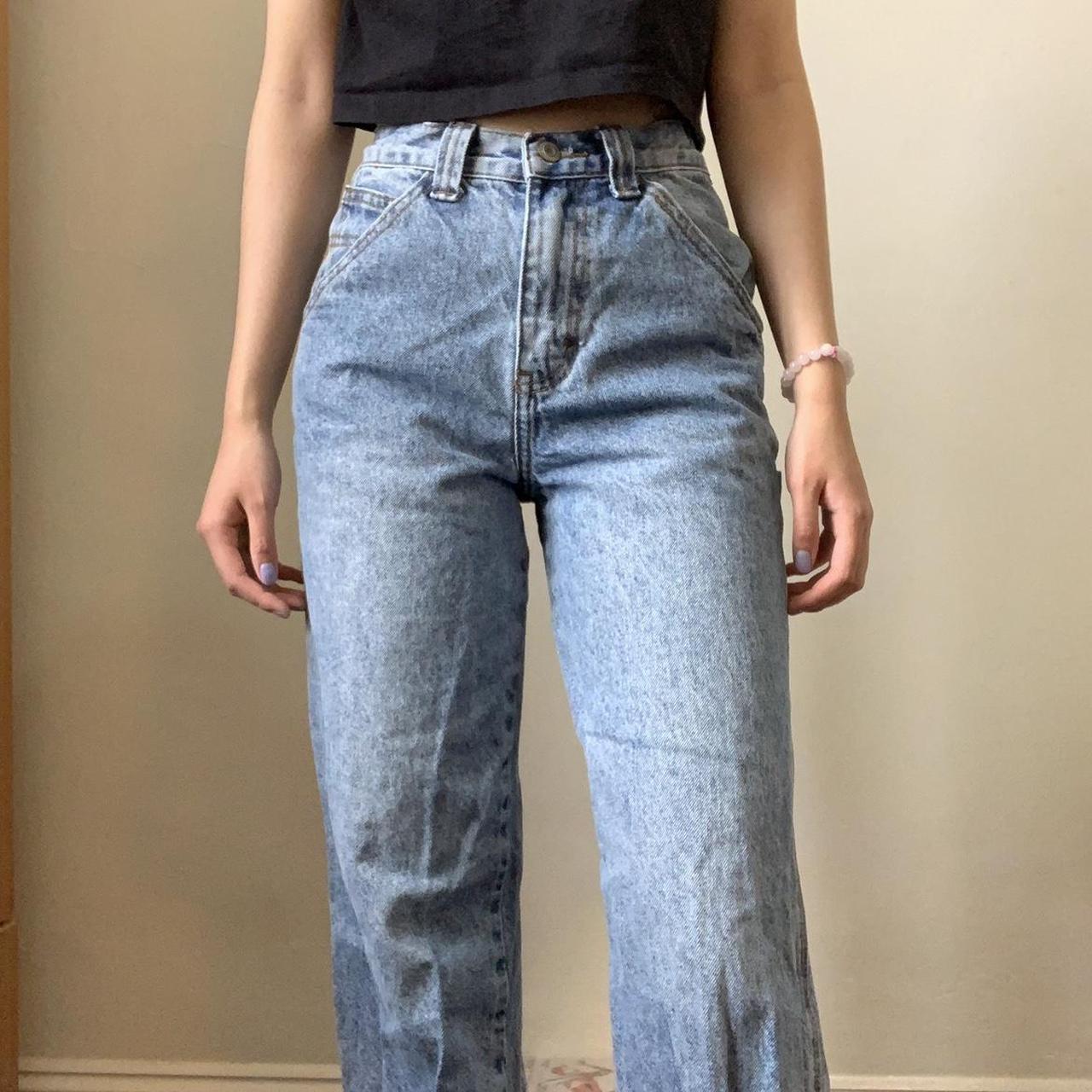 Brandy Feanne light wash Jeans, worn a couple of... Depop
