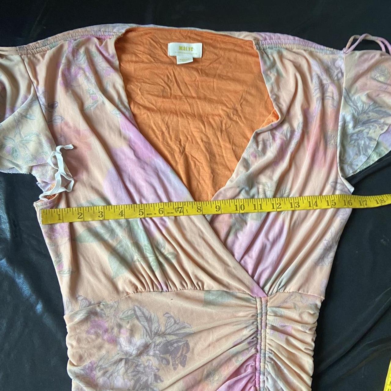 floral pastel watercolor maxi dress romantic... Depop