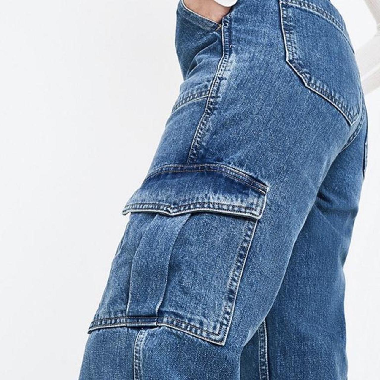 denim cargo pants urban outfitters