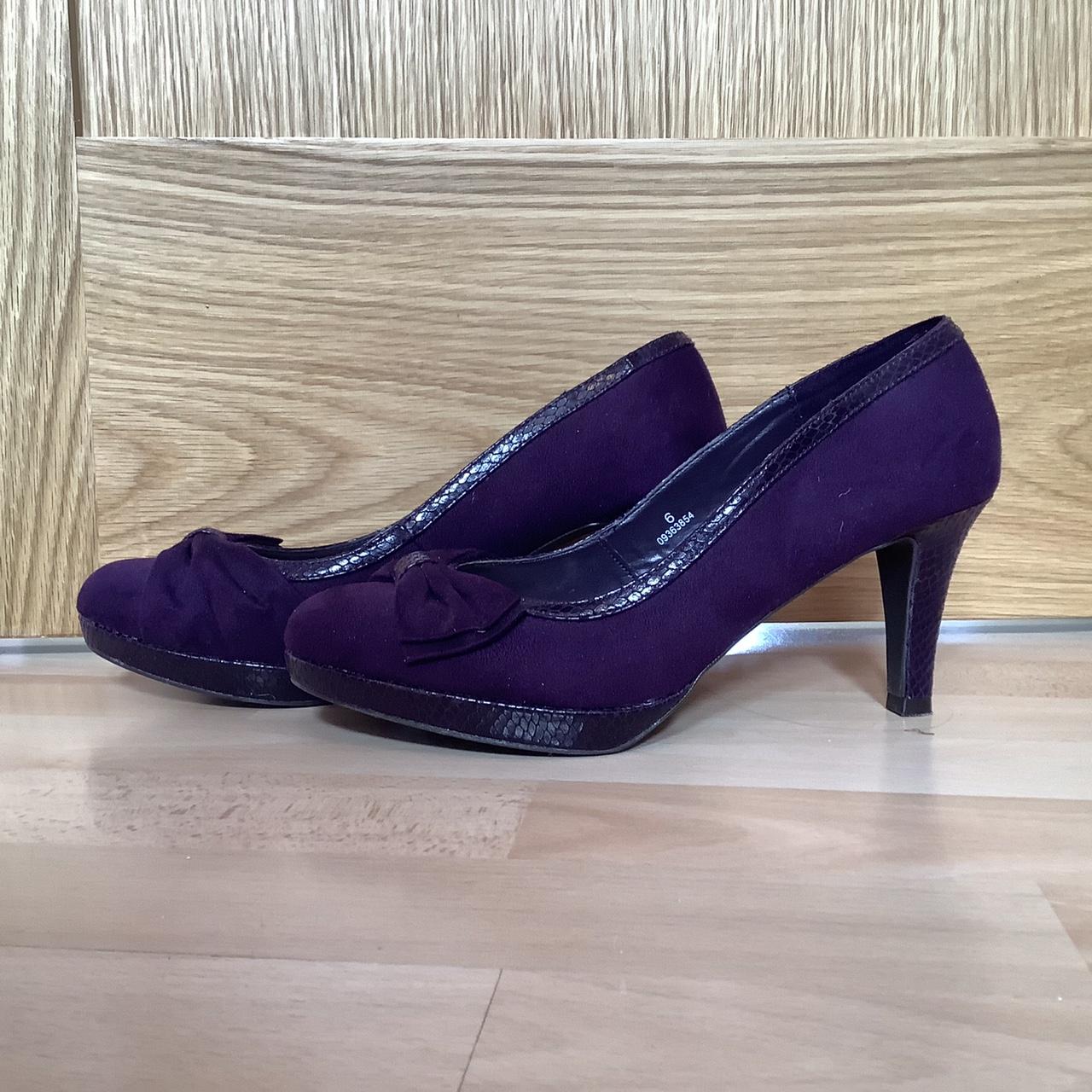 Marks and spencer purple shoes online