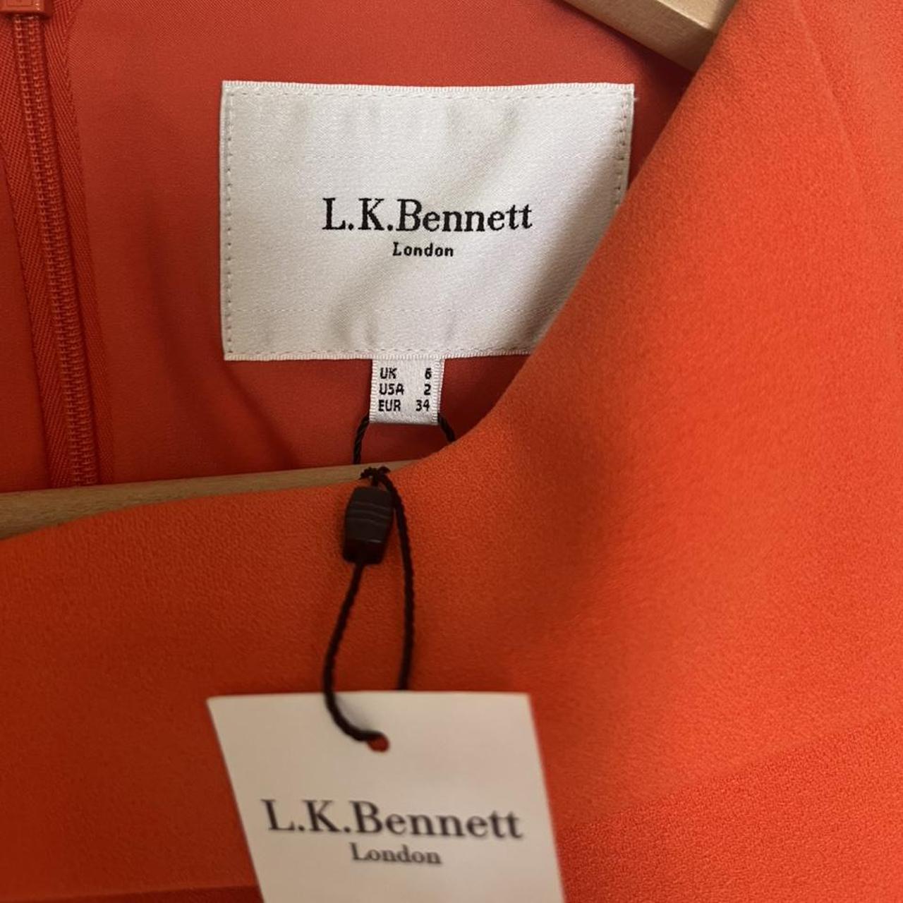 Brand new orange LK Dr Jo pencil dress Size... Depop