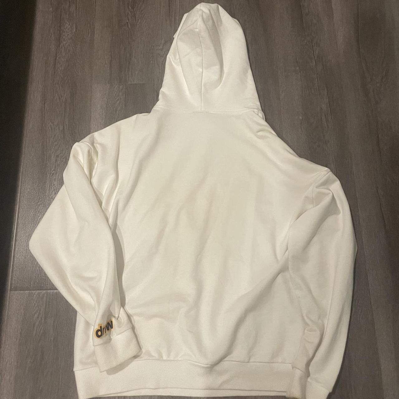 drew house justin bieber white hoodie + keychain ♡... - Depop