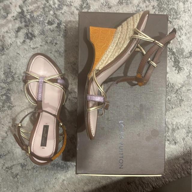 Louis Vuitton Mini Lin Croisette Anemone Wedges The - Depop