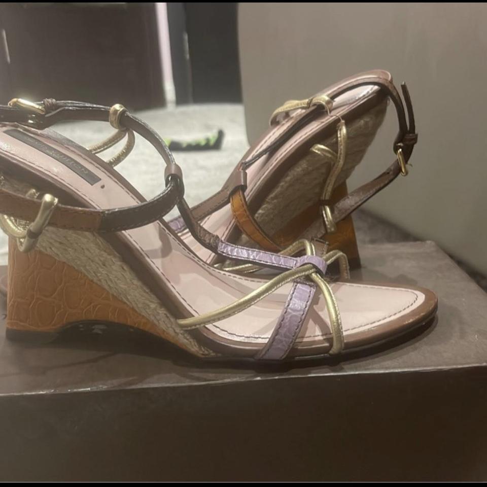 Louis Vuitton Mini Lin Croisette Anemone Wedges The - Depop