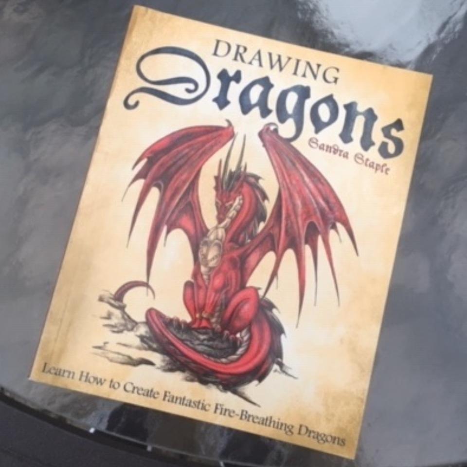 Drawing Dragons Sketchbook, Book by Sandra Staple