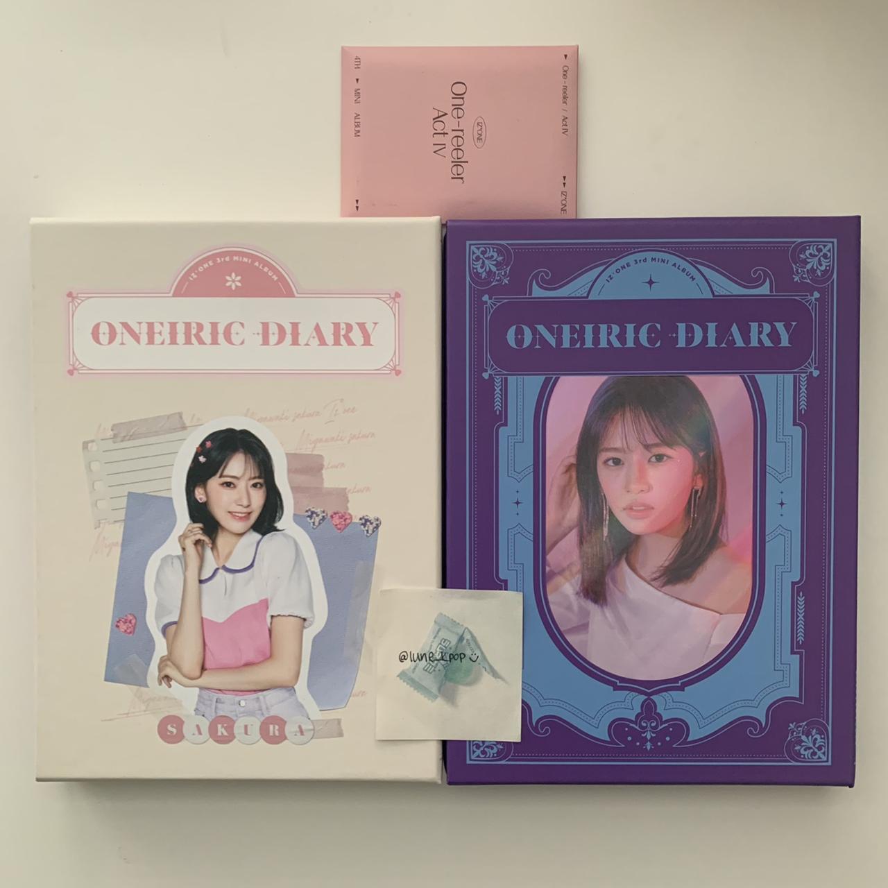 2種セット】IZ*ONE アイズワン ミニ3集 [Oneiric Diary] 2種