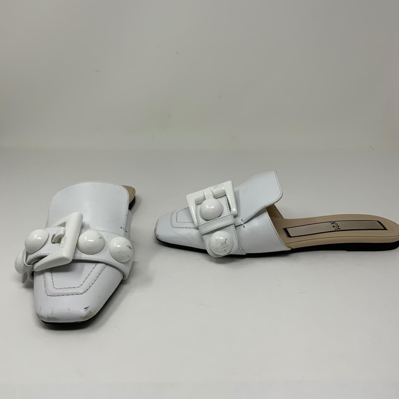 Product Image 1 - N21 White Leather Studded Embellished