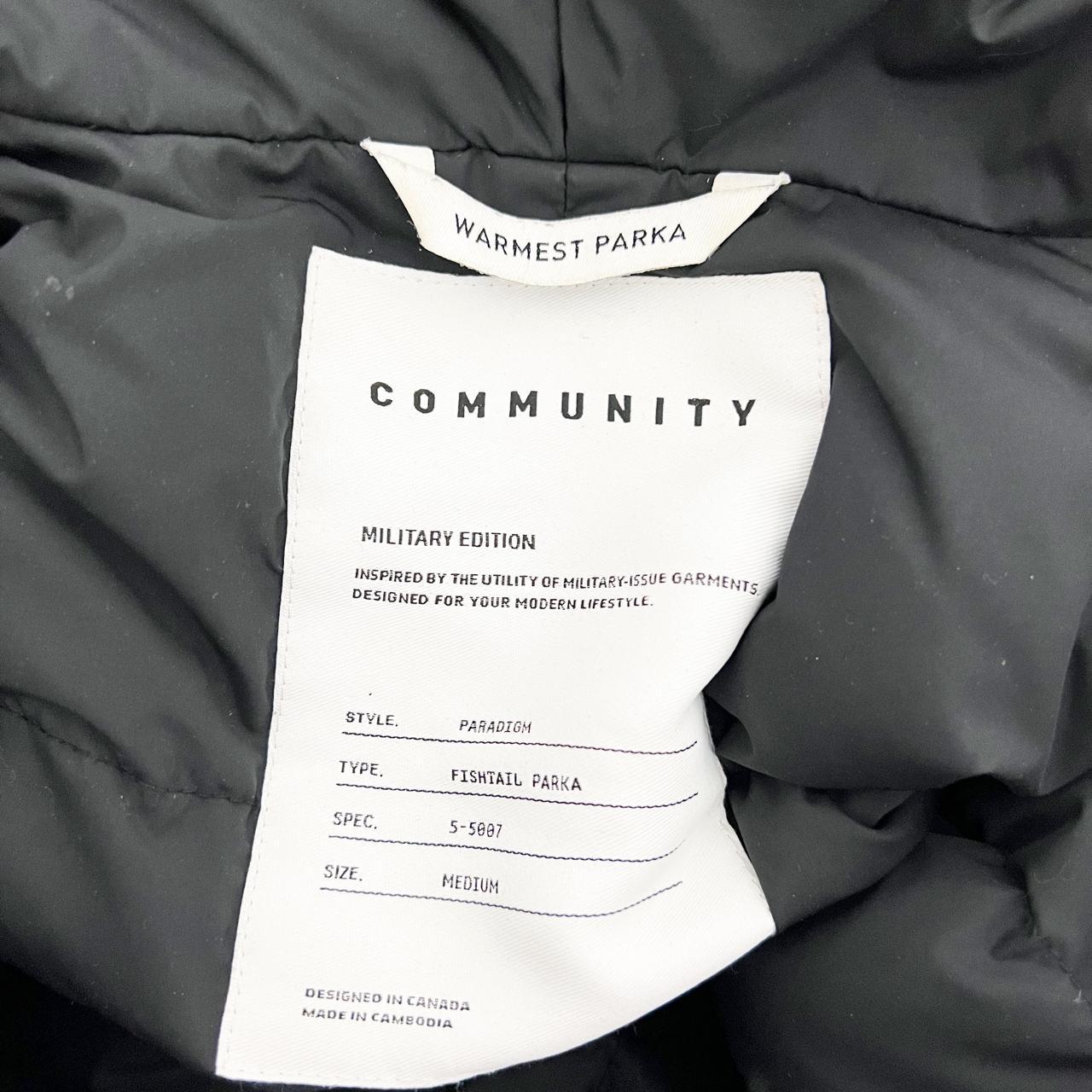 community warmest parka