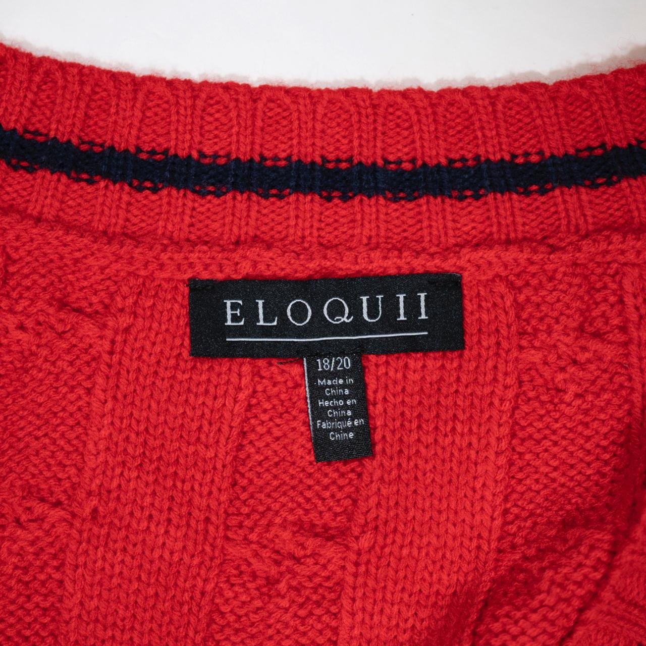 Eloquii Women's Red Cardigan (2)