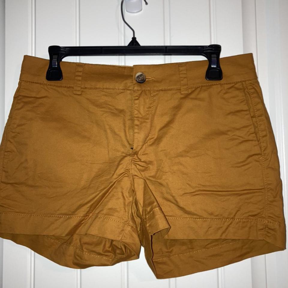 old navy mustard shorts