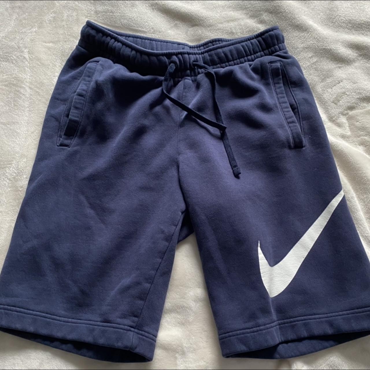 men’s navy blue Nike shorts #nike #mensnike... - Depop