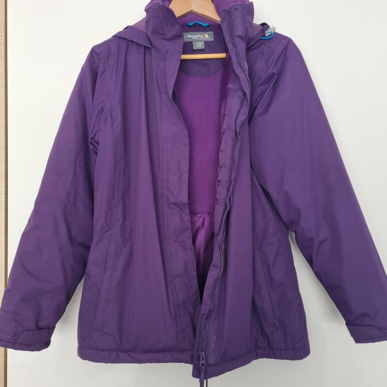 Purple Regatta Windbreaker walking jacket Internal... - Depop