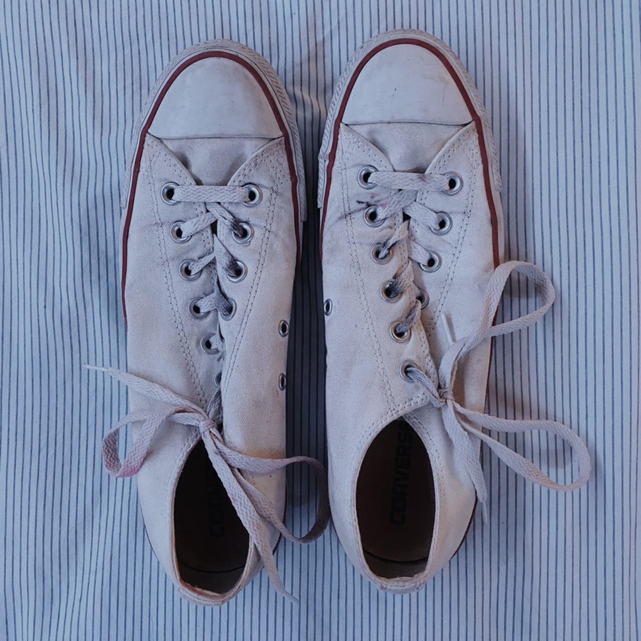 Converse Men's White Trainers | Depop