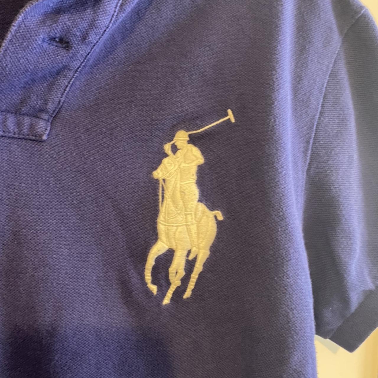 Polo raulph Lauren Italian polo shirt hardly worn - Depop