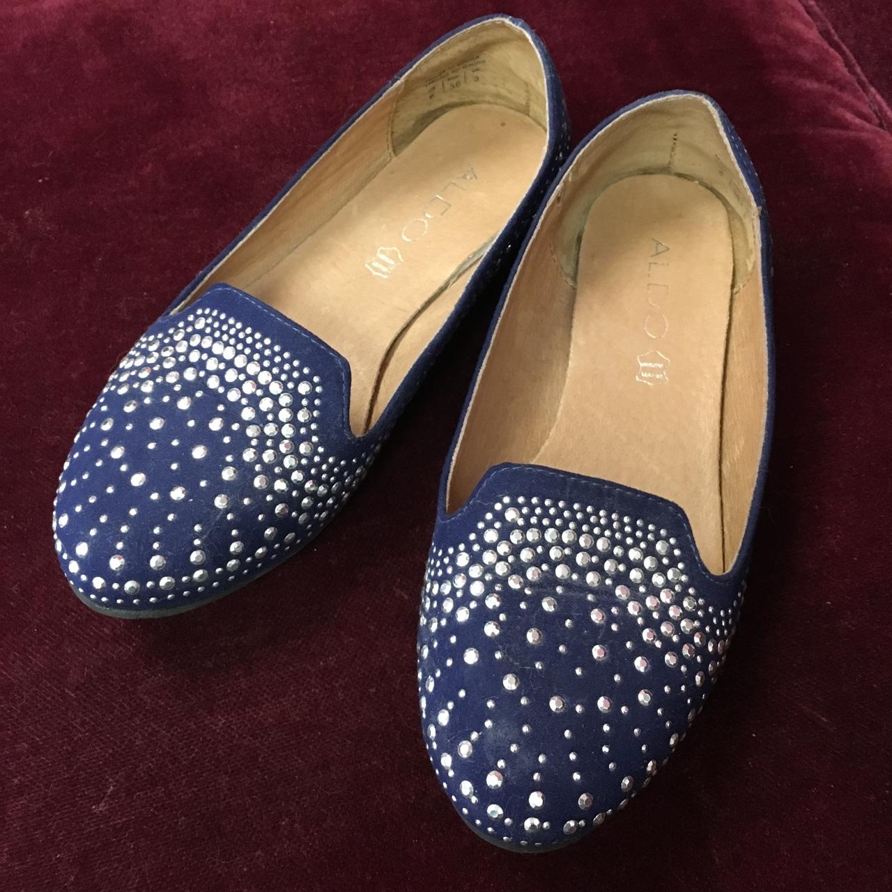 Aldo hot sale studded loafers