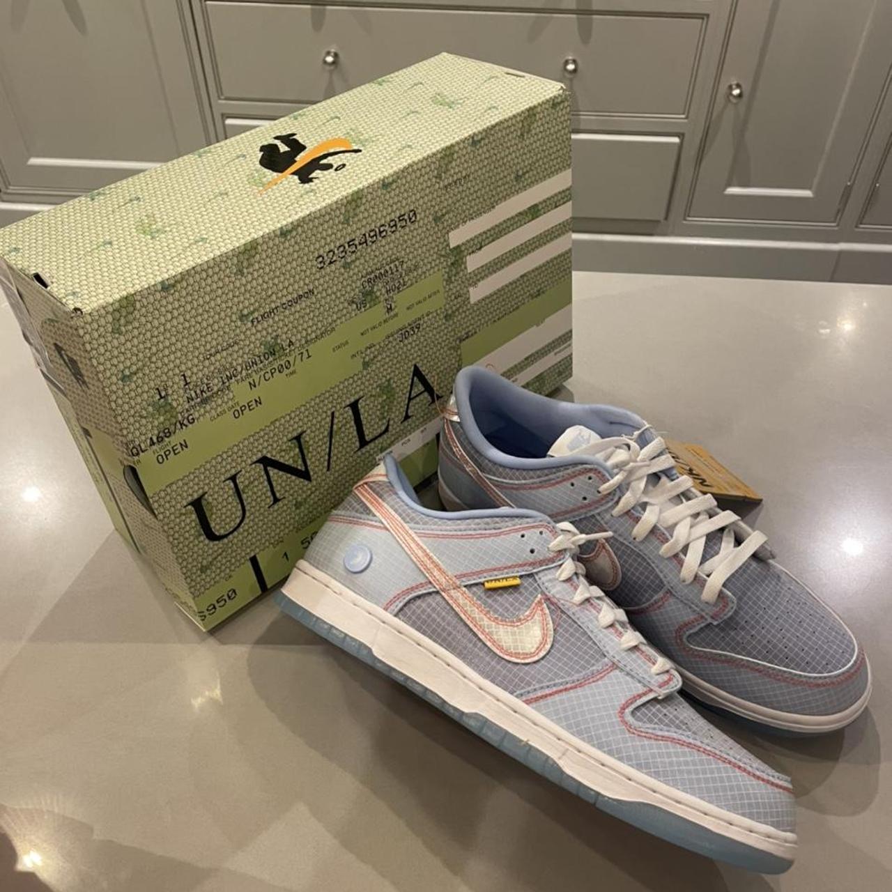 Union x Nike dunk low argon Brand new and... - Depop