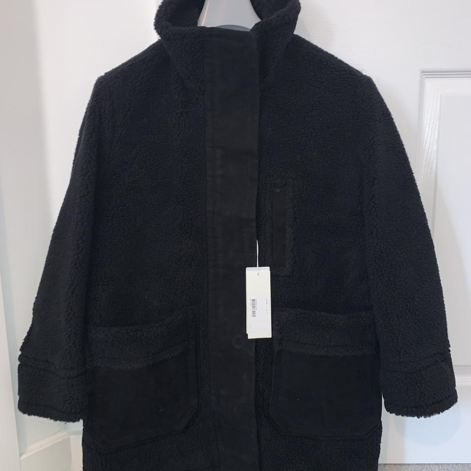 arket pile moleskin coat