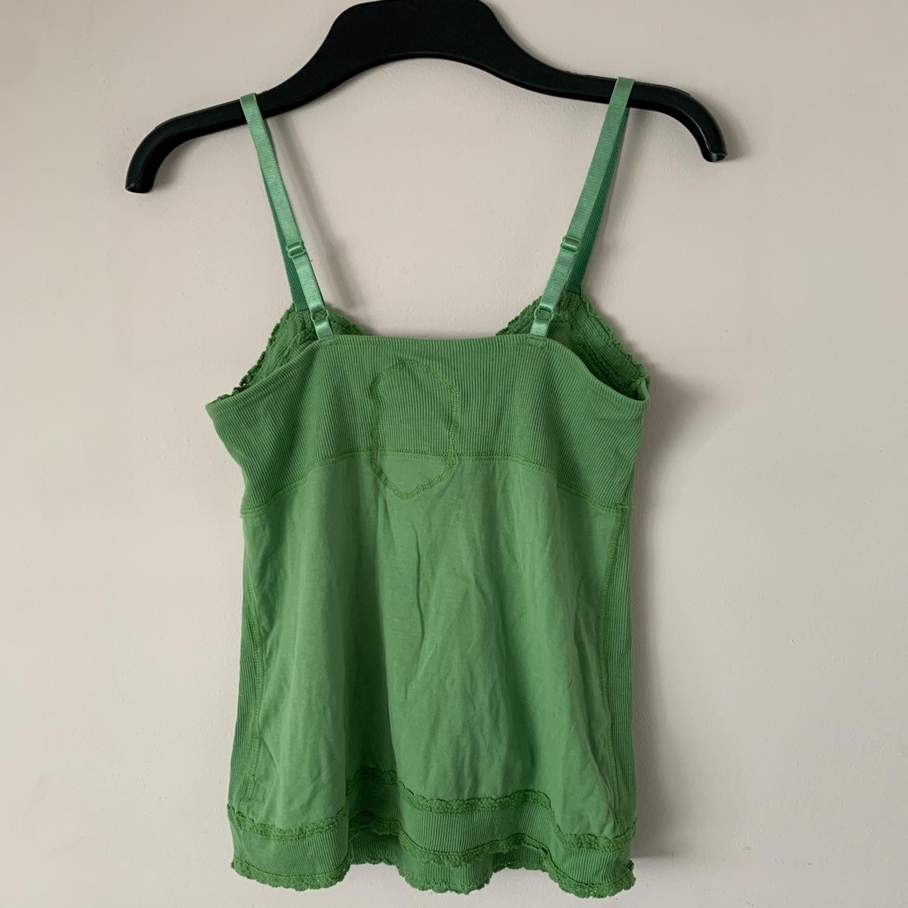 Superdry Green Strappy Top •Size Large (L) (shown on... Depop