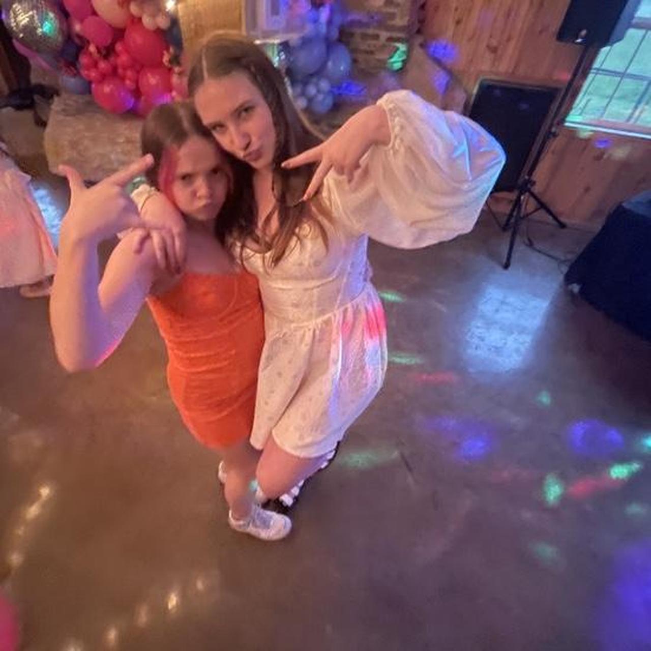 White Cider dress! so pretty and perfect for the... - Depop