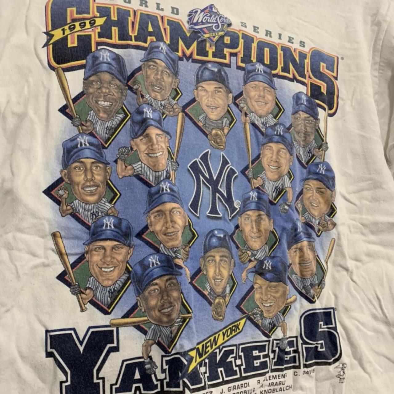 Vintage New York Yankees 1999 World Series Champions - Depop