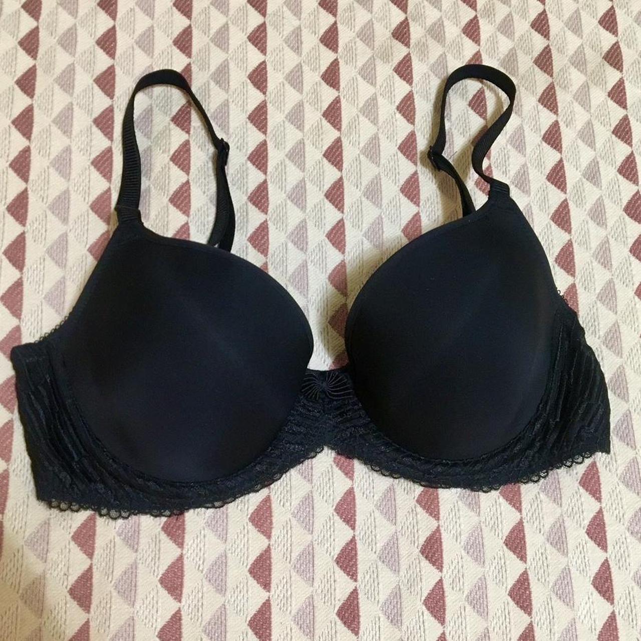 Wacoal Black Lace 34B Push Up Bra Light push-up... - Depop