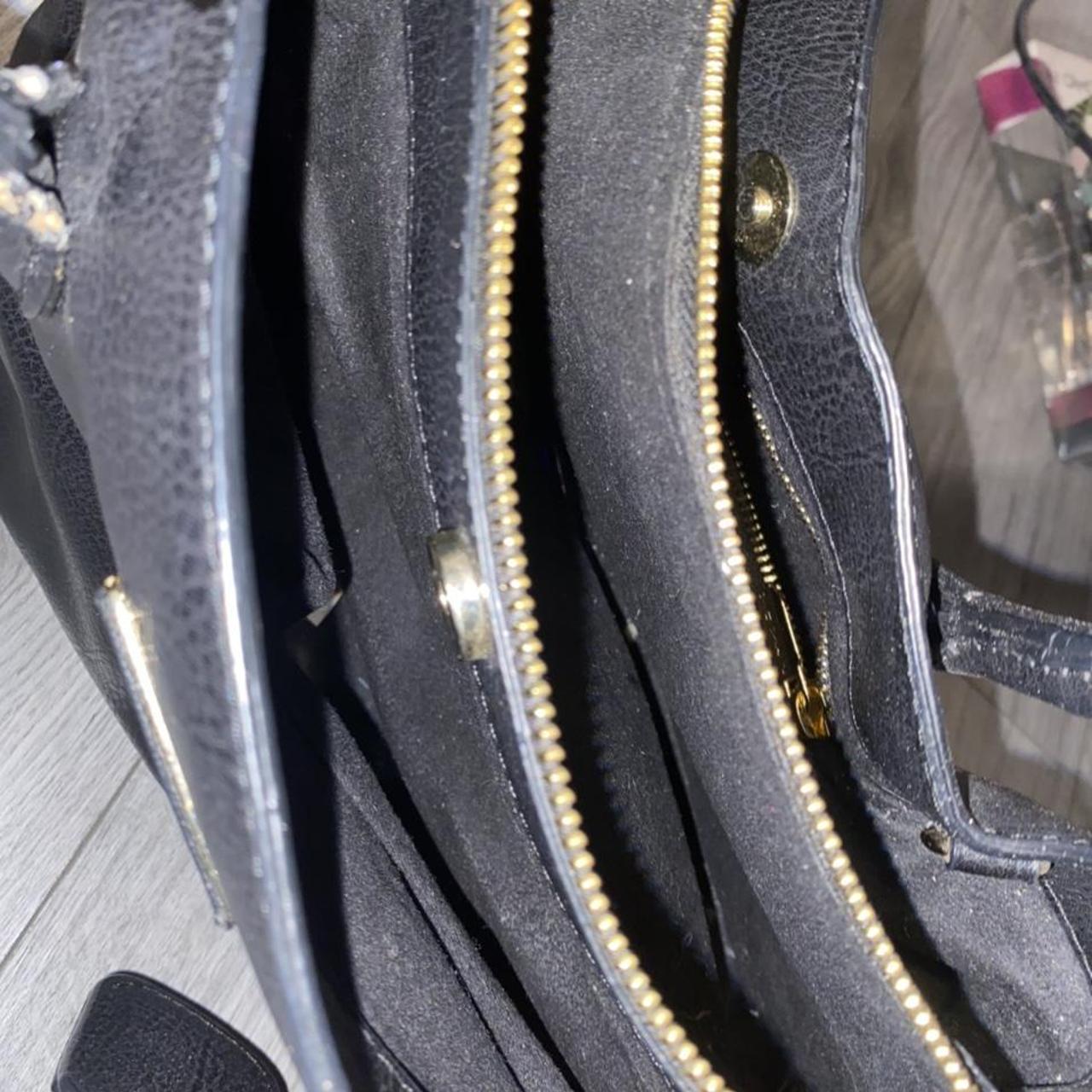 Black and gold Prada bag - great condition has... - Depop