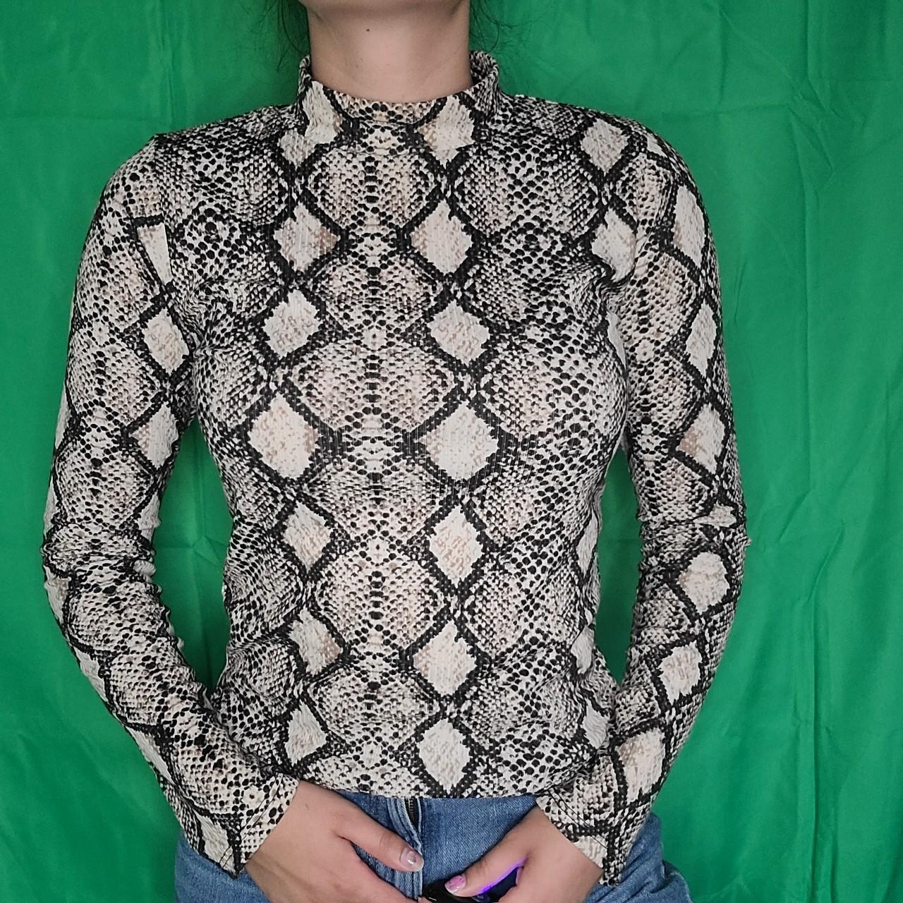 Snakeskin on sale roll neck