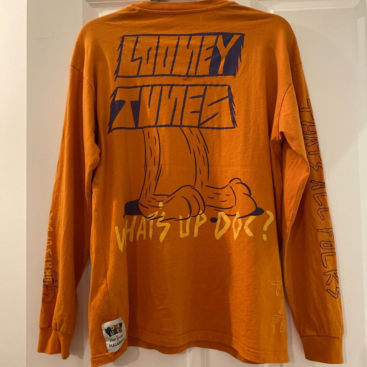 Pull and Bear x Looney Tunes Size SMALL Long Sleeved... - Depop