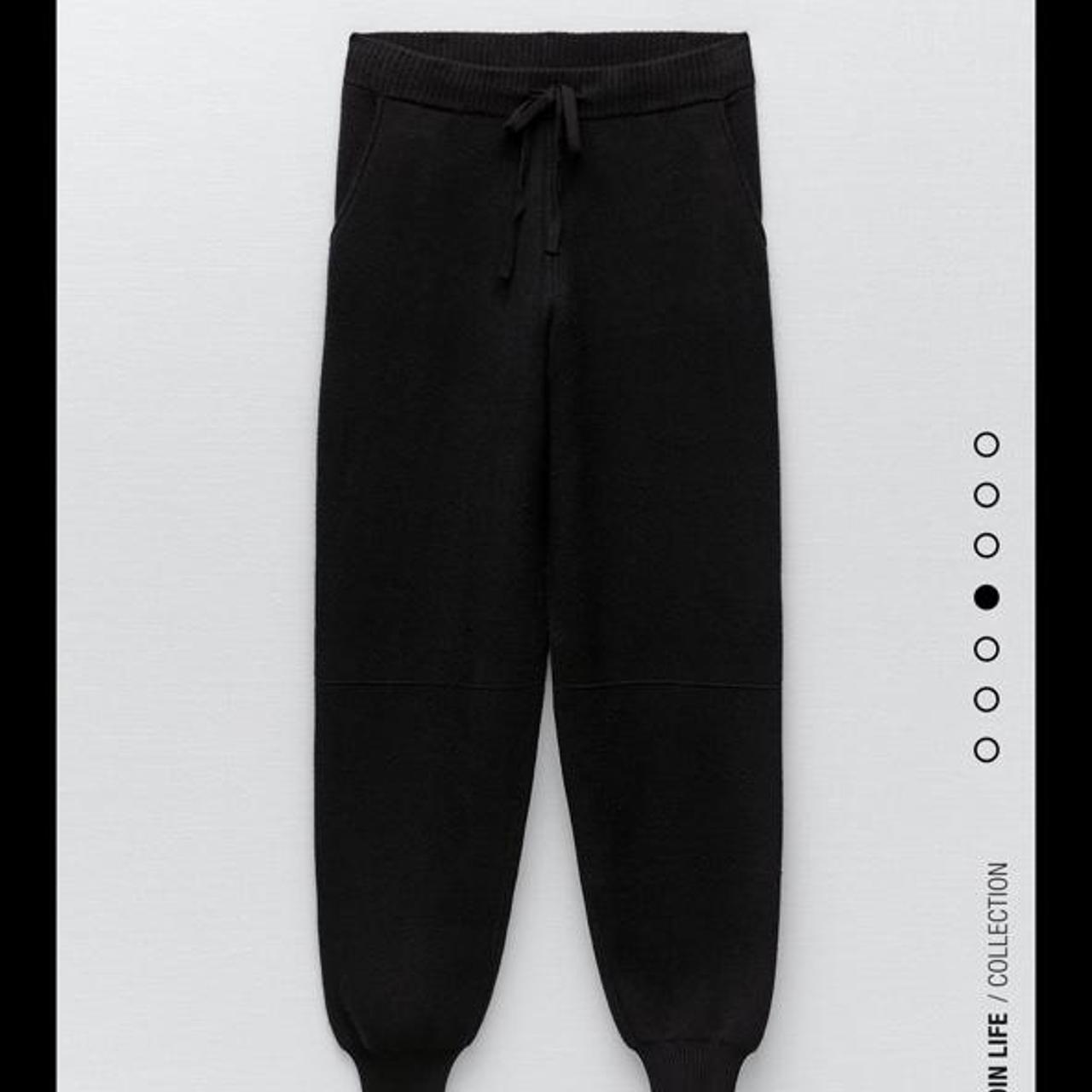 Zara KNIT JOGGING TROUSERS  209960869712