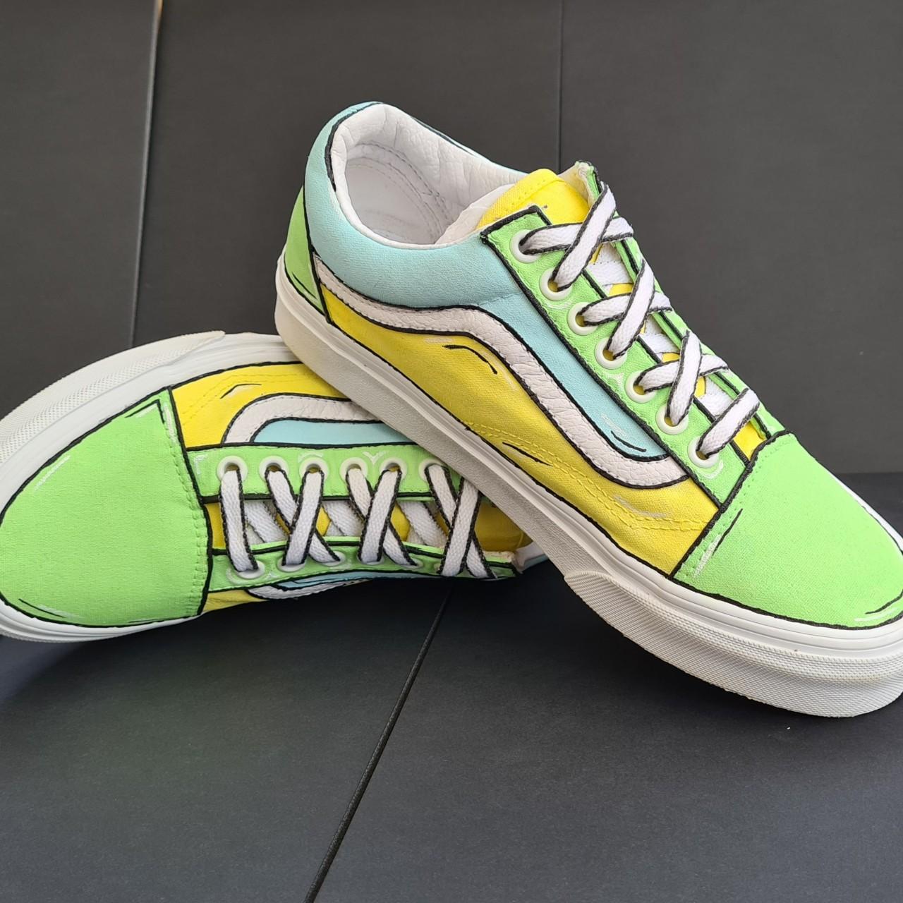 Custom 2024 vans cartoon