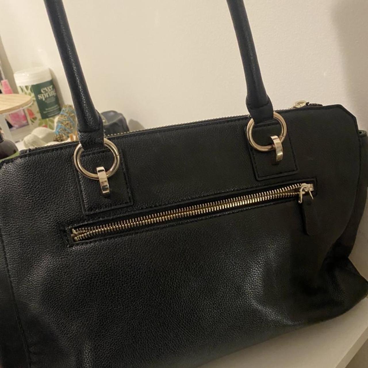 Guess Black Leather Shoulder Bag Amazing... - Depop