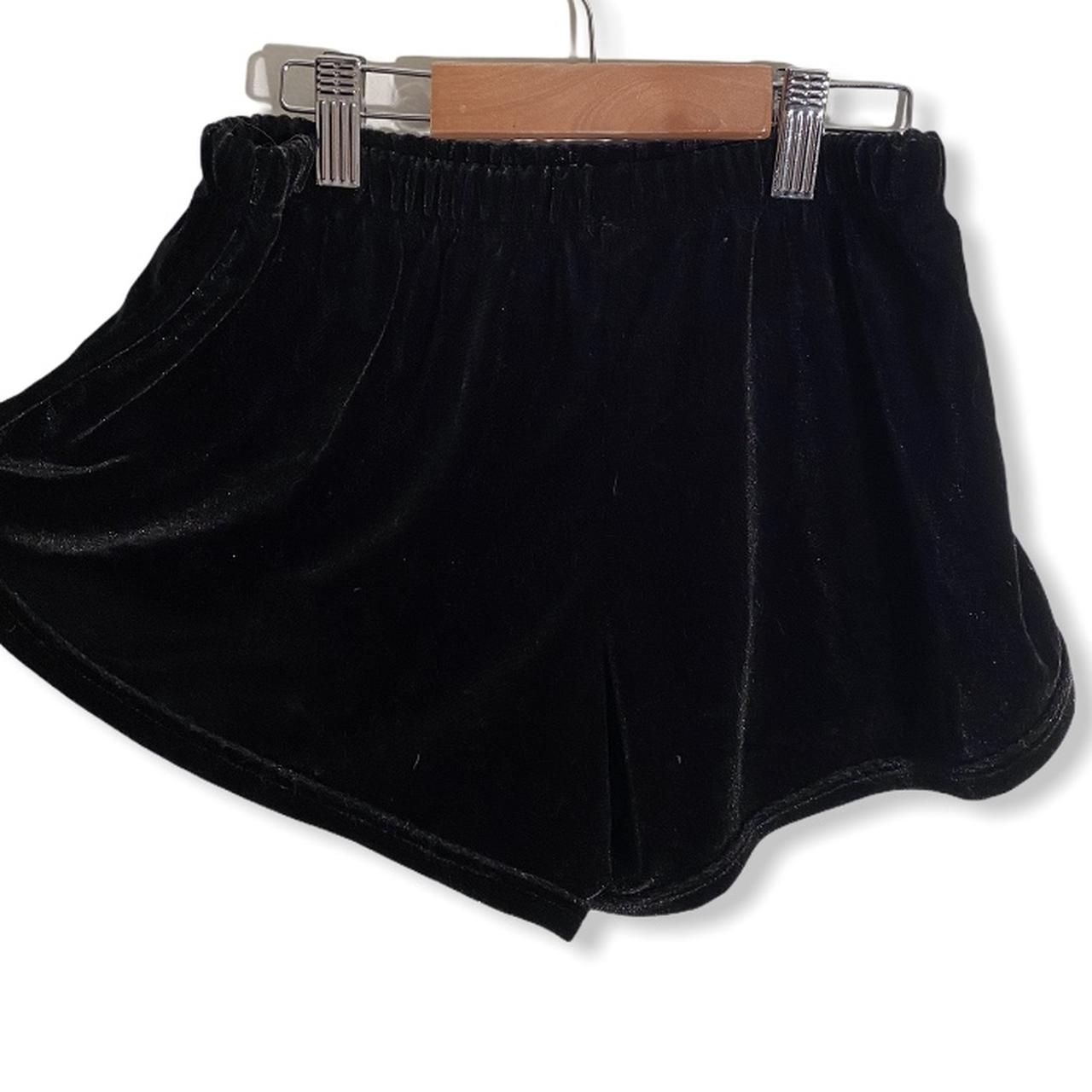 black velvet booty shorts never worn no tag but | Depop black velvet booty shorts never worn no tag but | Depop
