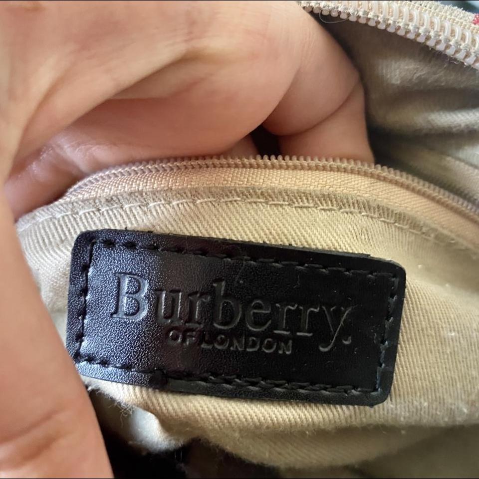 Authentic Burberry London Mini Pochette Good - Depop