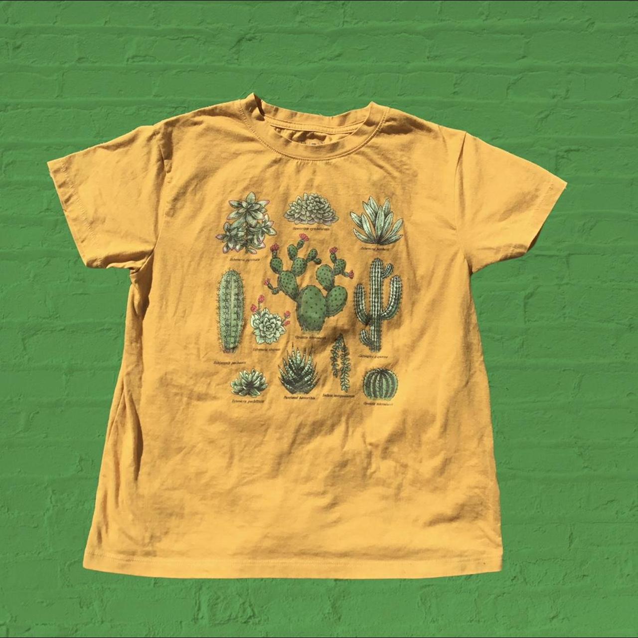 Product Image 1 - Cactus Plant Mustard Yellow T