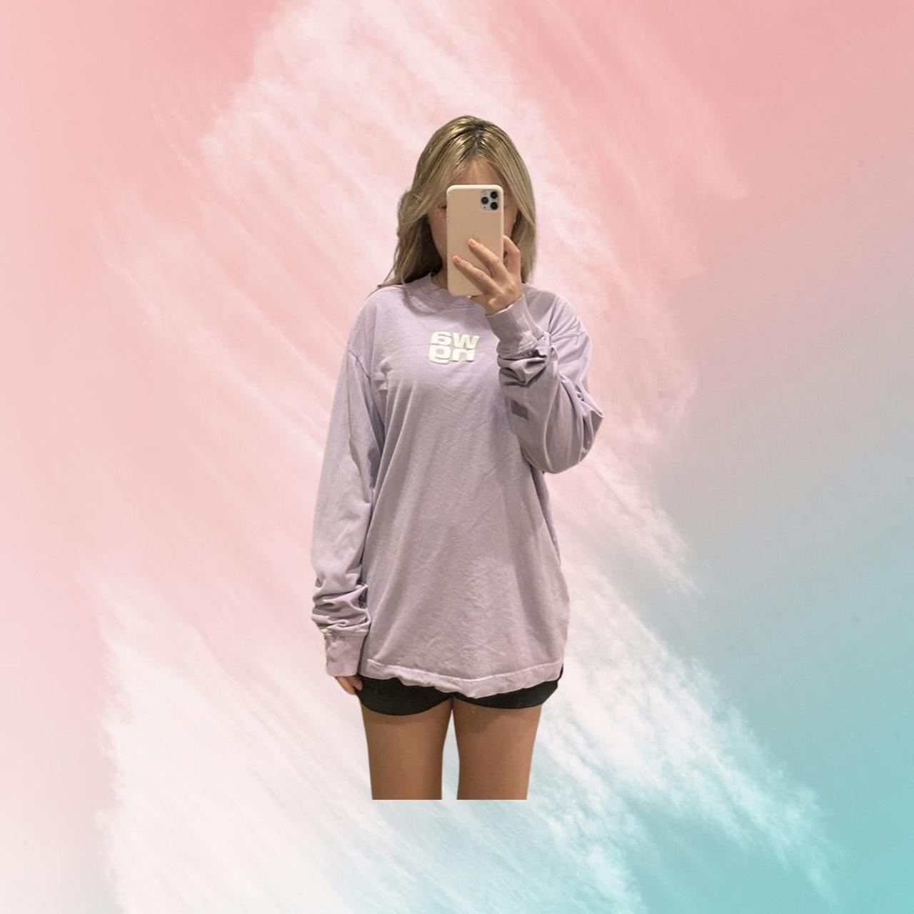 Alexander wang purple online sweatshirt