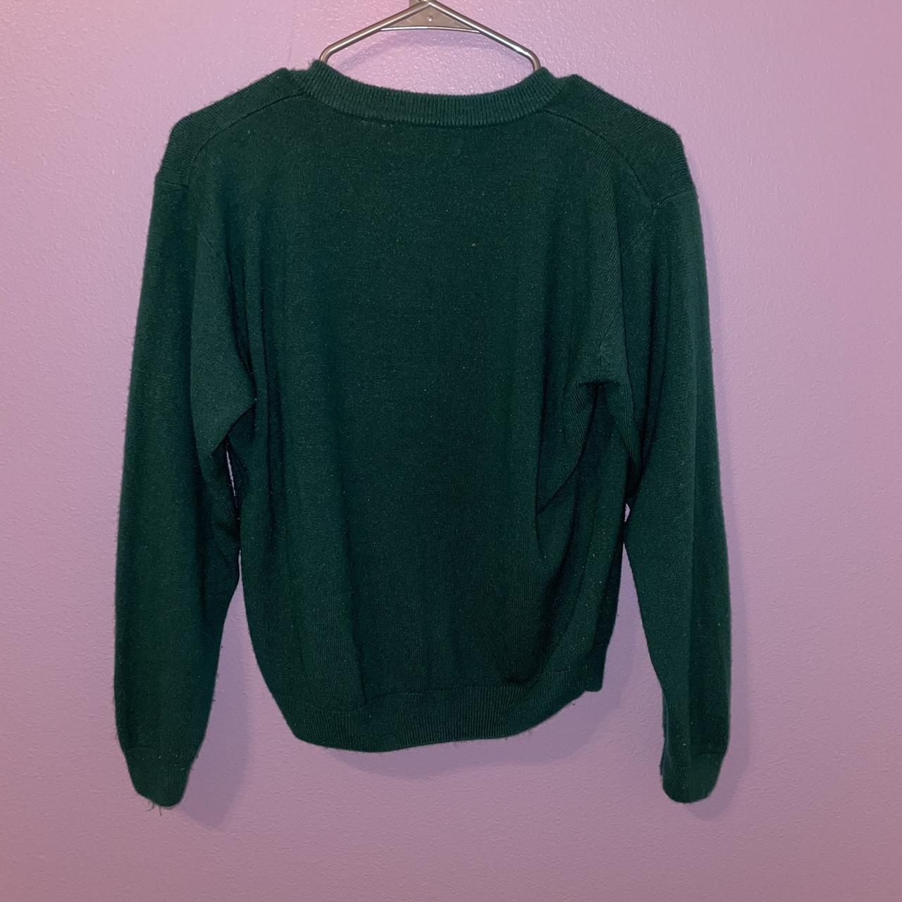 Vintage forest green cardigan! 🌱 women’s size M... - Depop