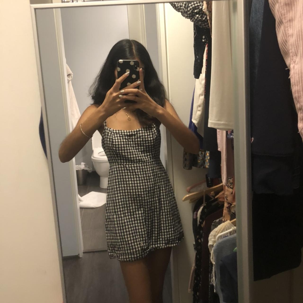 Brandy Melville Gingham Dress! So cute and perfect... - Depop