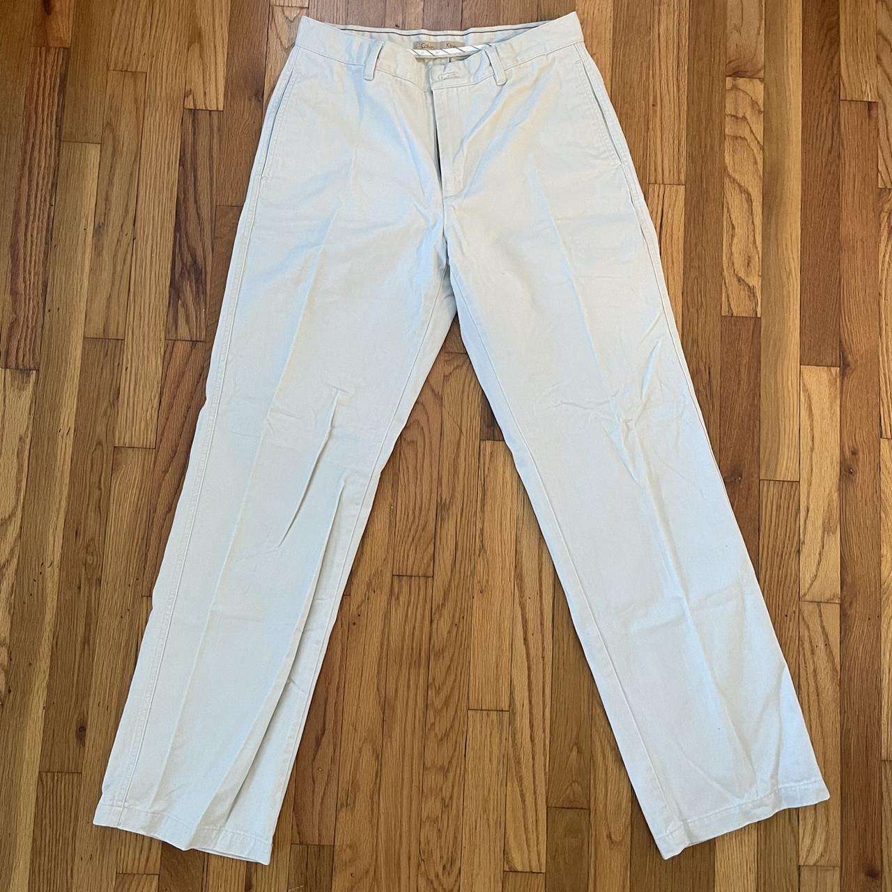 Vintage Calvin Klein Khaki Pants These are a size... Depop
